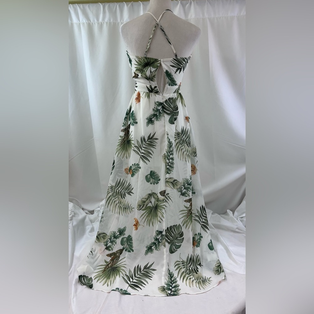 Cage Clothing Halter Maxi Dress ~ Size Small - Picture 3 of 10